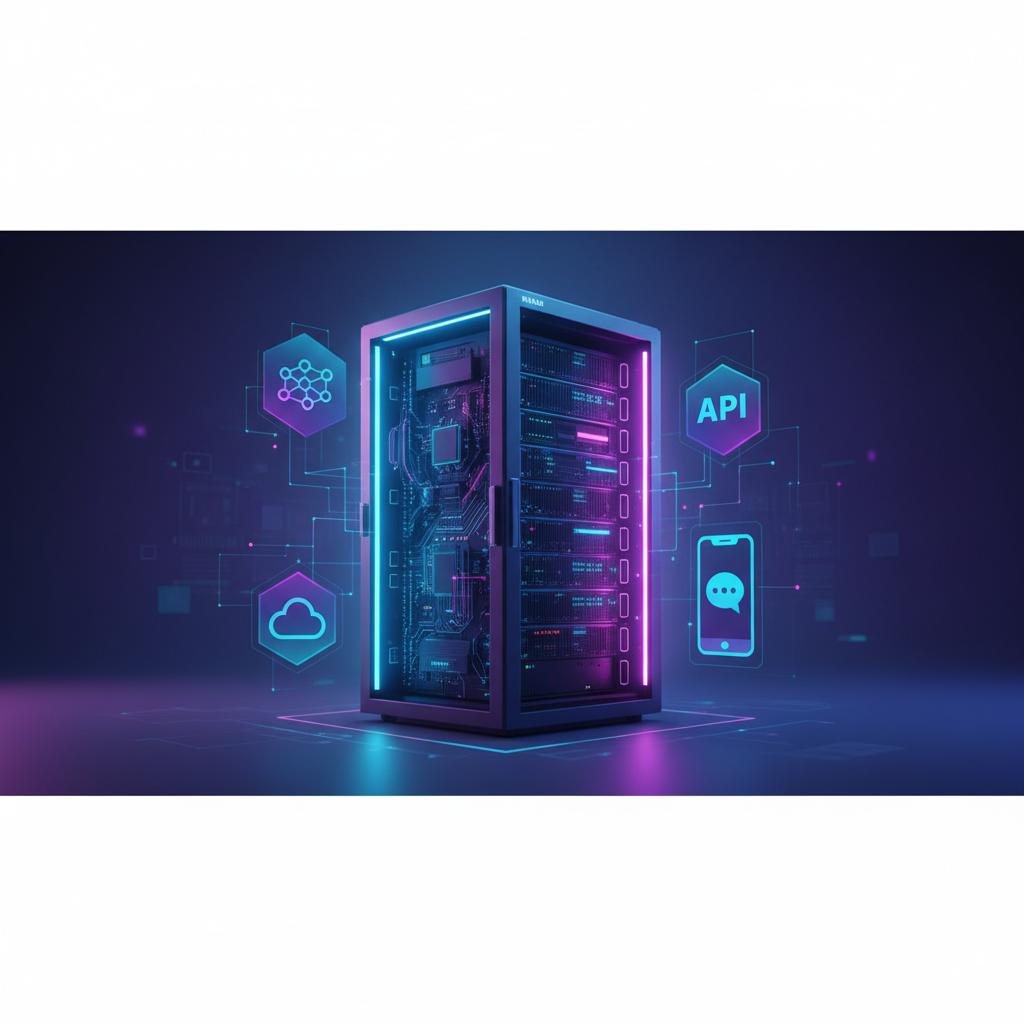 Ilustração técnica representando tecnologia relacionado a Guia Definitivo: Como Implementar a Evolution API  incluindo Wha...