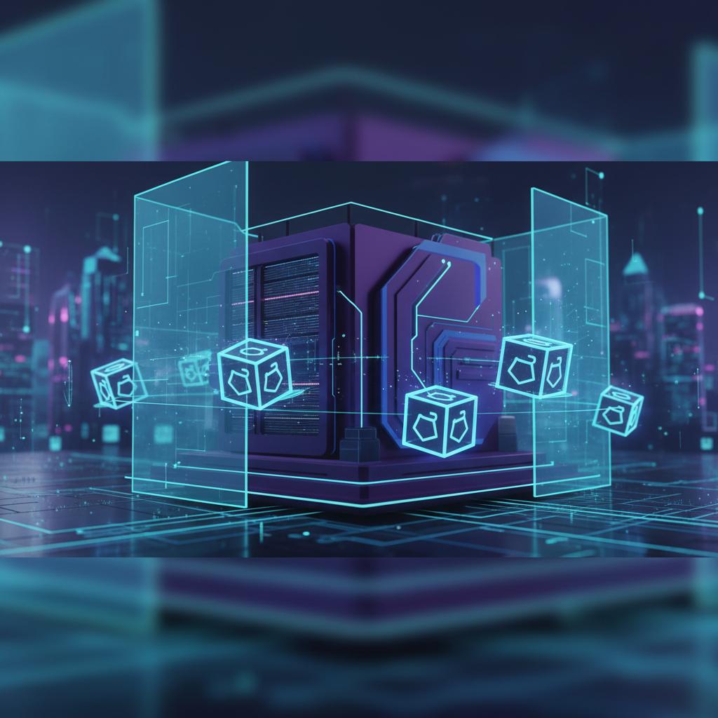 Ilustração técnica representando tecnologia relacionado a Docker Guia Completo: O Que São Containers e Como 