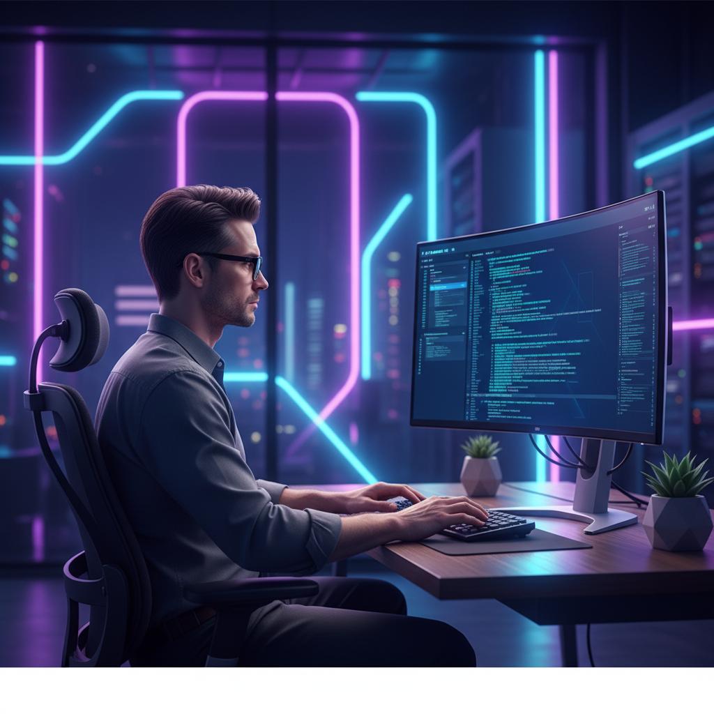 Ilustração técnica representando tecnologia relacionado a Guia Definitivo de Linux para Servidores: Otimizaç incluindo Ubuntu