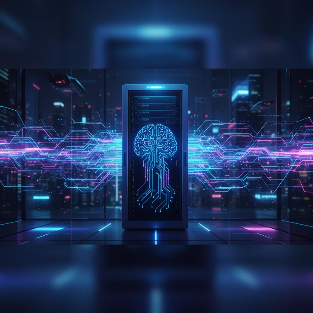 Ilustração técnica representando tecnologia relacionado a LLM: O Guia Definitivo para Implementar IA com Ope