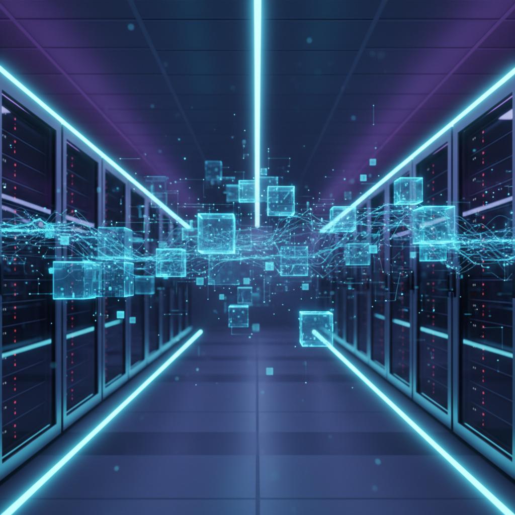 Ilustração técnica representando tecnologia relacionado a O que é VPS? Guia Definitivo de Servidores Virtuai incluindo Ser...
