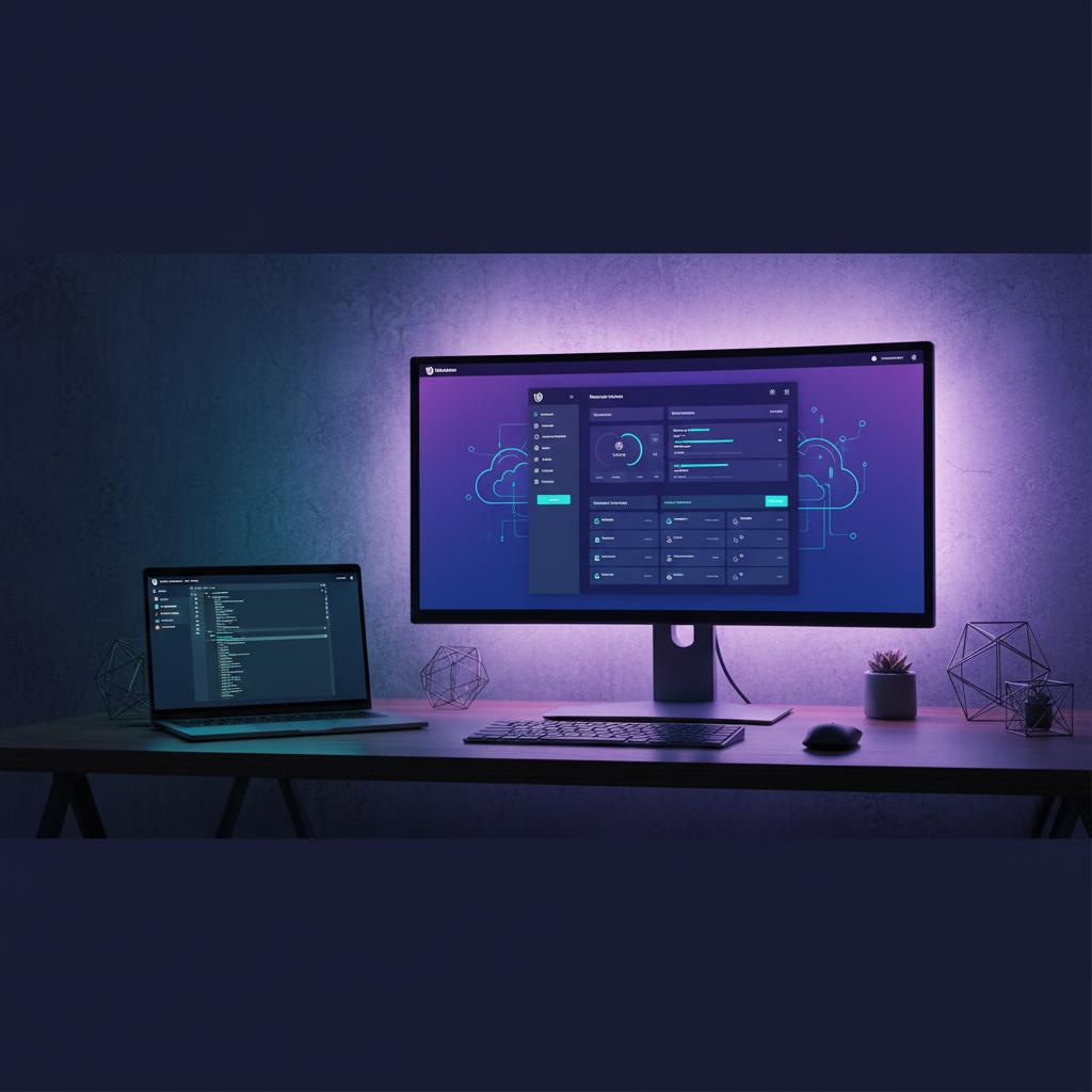Ilustração técnica representando tecnologia relacionado a WordPress: O Guia Definitivo de Performance e Segu incluindo CMS