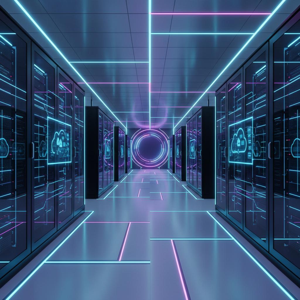 Ilustração técnica representando tecnologia relacionado a O que é VPS? Guia Definitivo de Servidor Virtual e incluindo Clo...