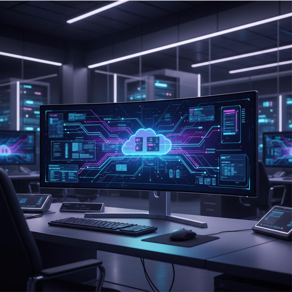 Ilustração técnica representando tecnologia relacionado a N8N: O Guia Definitivo de Automação de Workflows e
