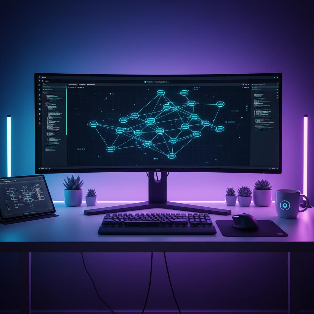 Ilustração técnica representando tecnologia relacionado a N8N: O Guia Definitivo para Automação e Workflows 