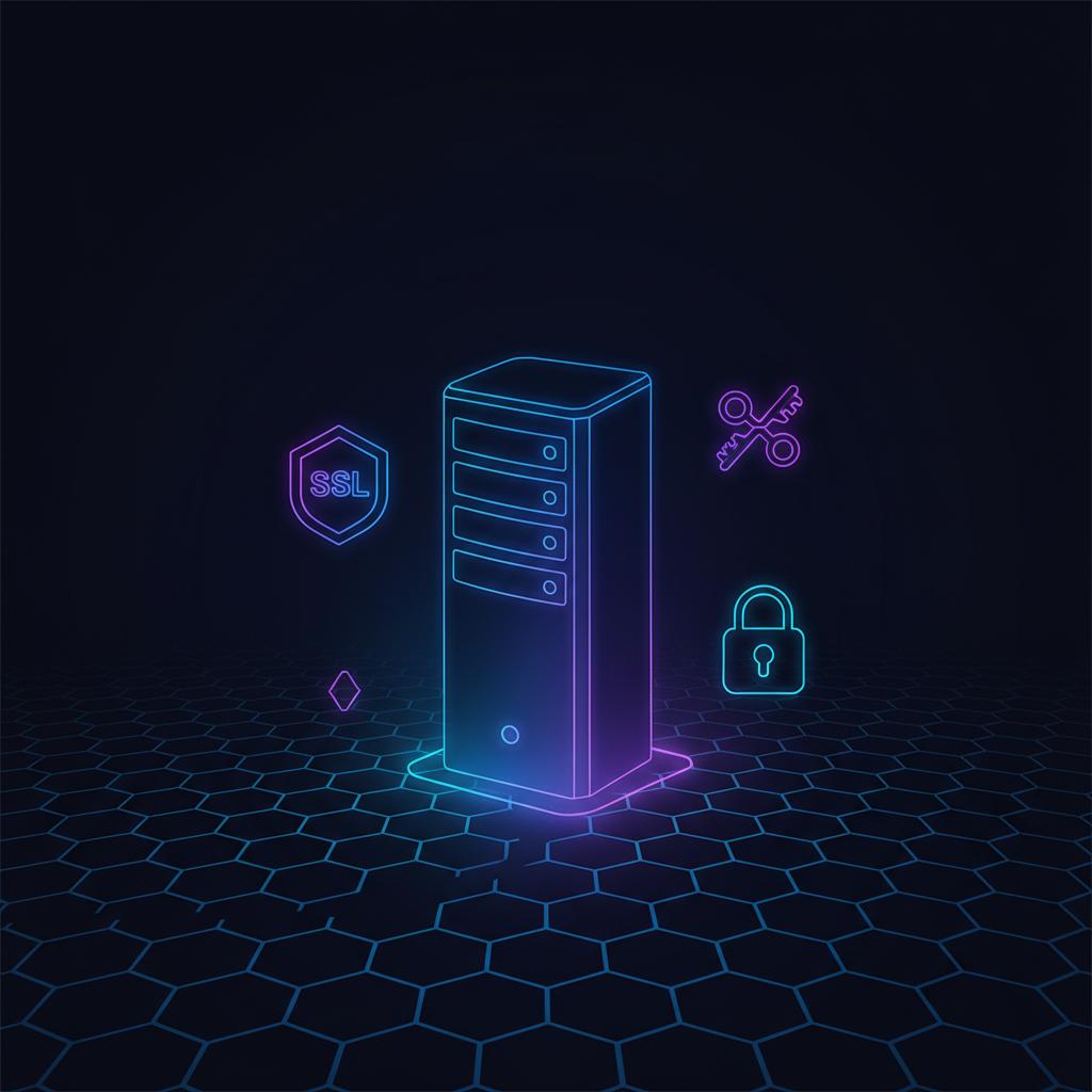 Ilustração técnica representando tecnologia relacionado a Segurança Web: Como Proteger seu Servidor e Projet incluindo seg...