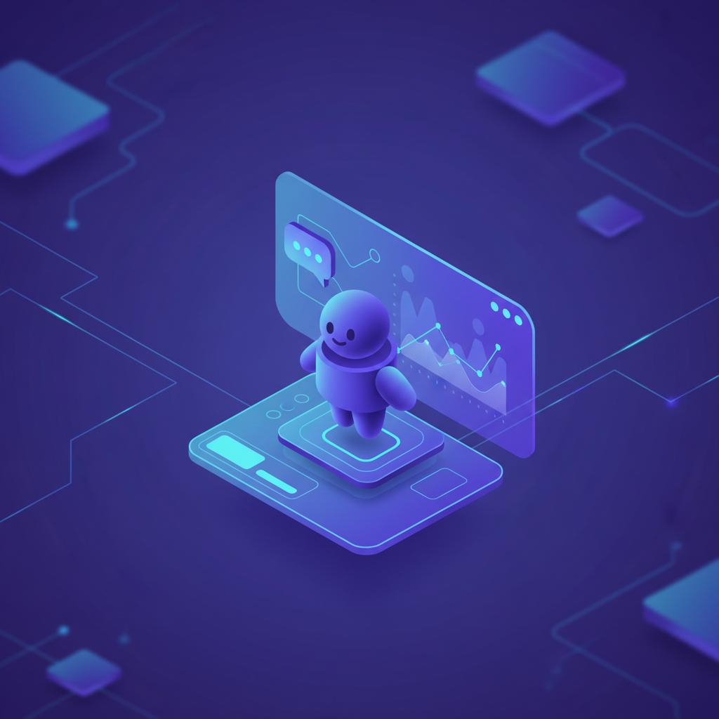 Ilustração técnica representando tecnologia relacionado a Guia Definitivo: Como o Typebot Revoluciona seus F incluindo Aut...