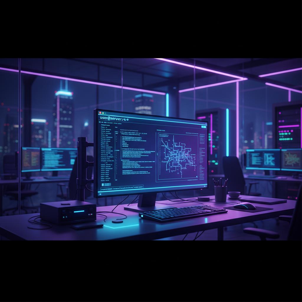 Ilustração técnica representando tecnologia relacionado a Guia Definitivo de Linux para Servidores: Domine a incluindo Ubuntu