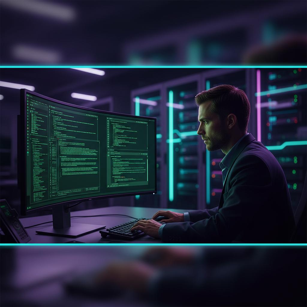 Ilustração técnica representando tecnologia relacionado a Guia Definitivo de Linux para Servidores: Domine s incluindo Ubuntu