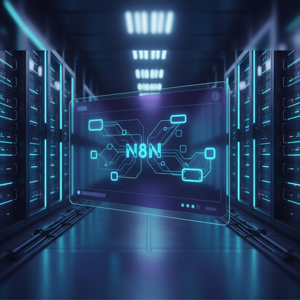 Ilustração técnica representando tecnologia relacionado a N8N: O Guia Definitivo para Automação e Workflow (