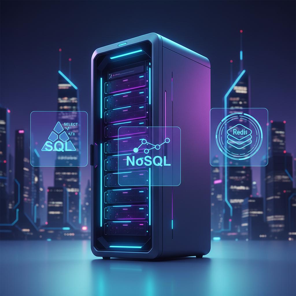 Ilustração técnica representando tecnologia relacionado a Qual Banco de Dados escolher? Guia Completo 2026 incluindo Postg...