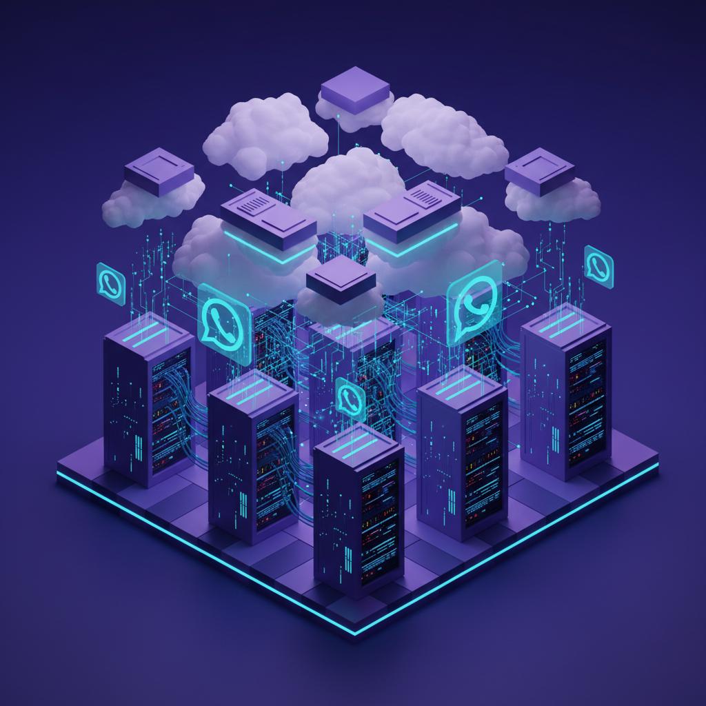 Ilustração técnica representando tecnologia relacionado a Evolution API: O Guia Definitivo para Automação Wh incluindo Wha...
