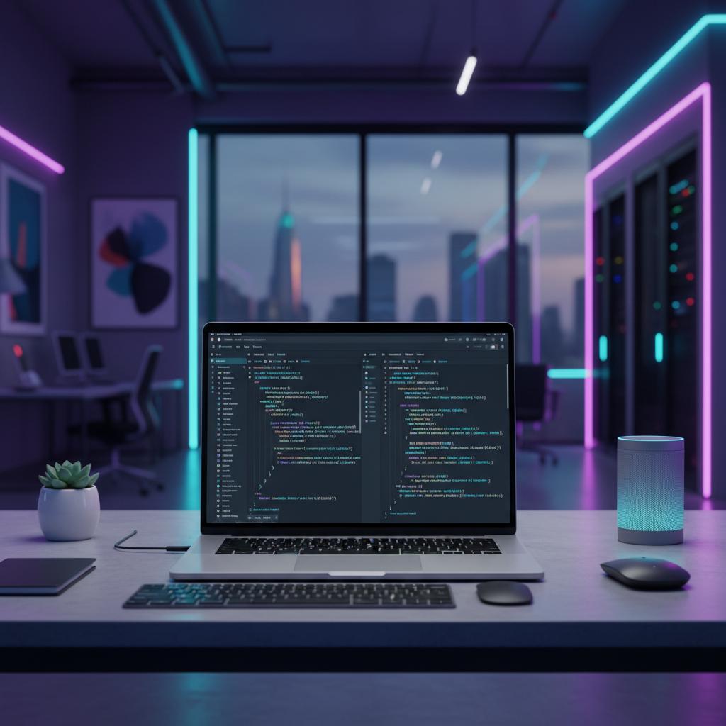 Ilustração técnica representando tecnologia relacionado a Guia de Programação: Como Dominar Python e JavaScr