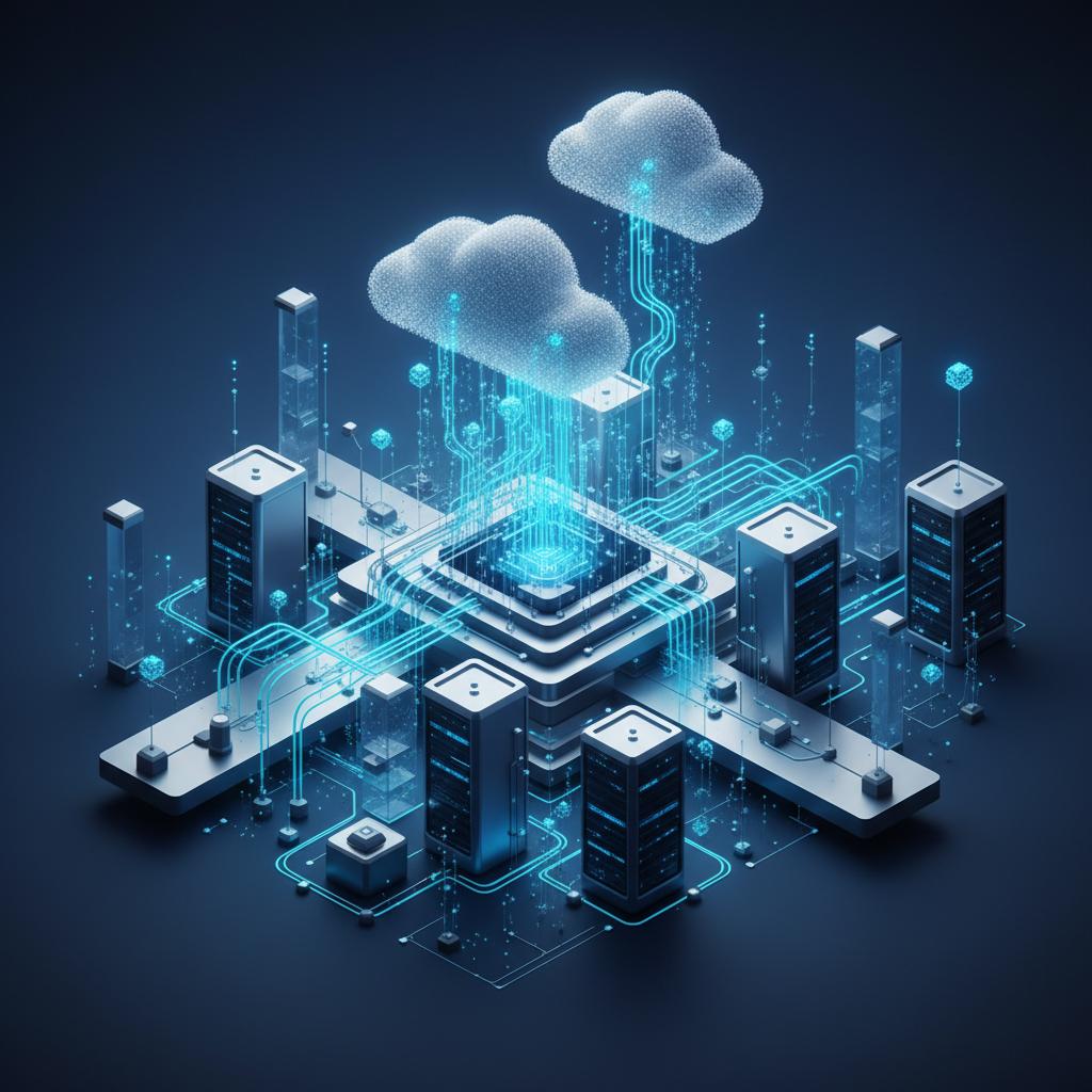 Ilustração técnica representando tecnologia relacionado a O que é VPS? Guia Definitivo sobre Servidor Virtua