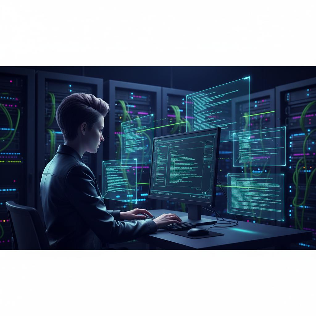 Ilustração técnica representando tecnologia relacionado a Guia Definitivo de Linux para Servidores em 2026 incluindo Ubuntu