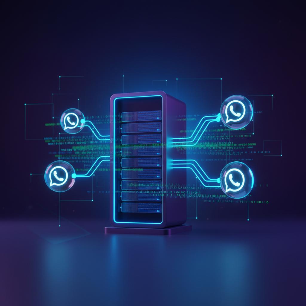 Ilustração técnica representando tecnologia relacionado a Evolution API: O Guia Definitivo para Automação no incluindo Wha...