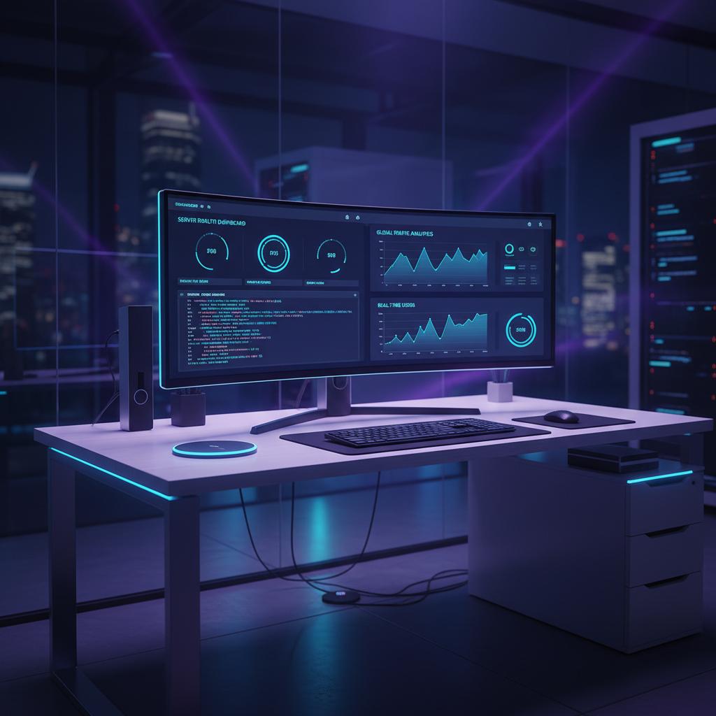 Ilustração técnica representando tecnologia relacionado a WordPress: O Guia Definitivo de Performance e Segu incluindo VPS