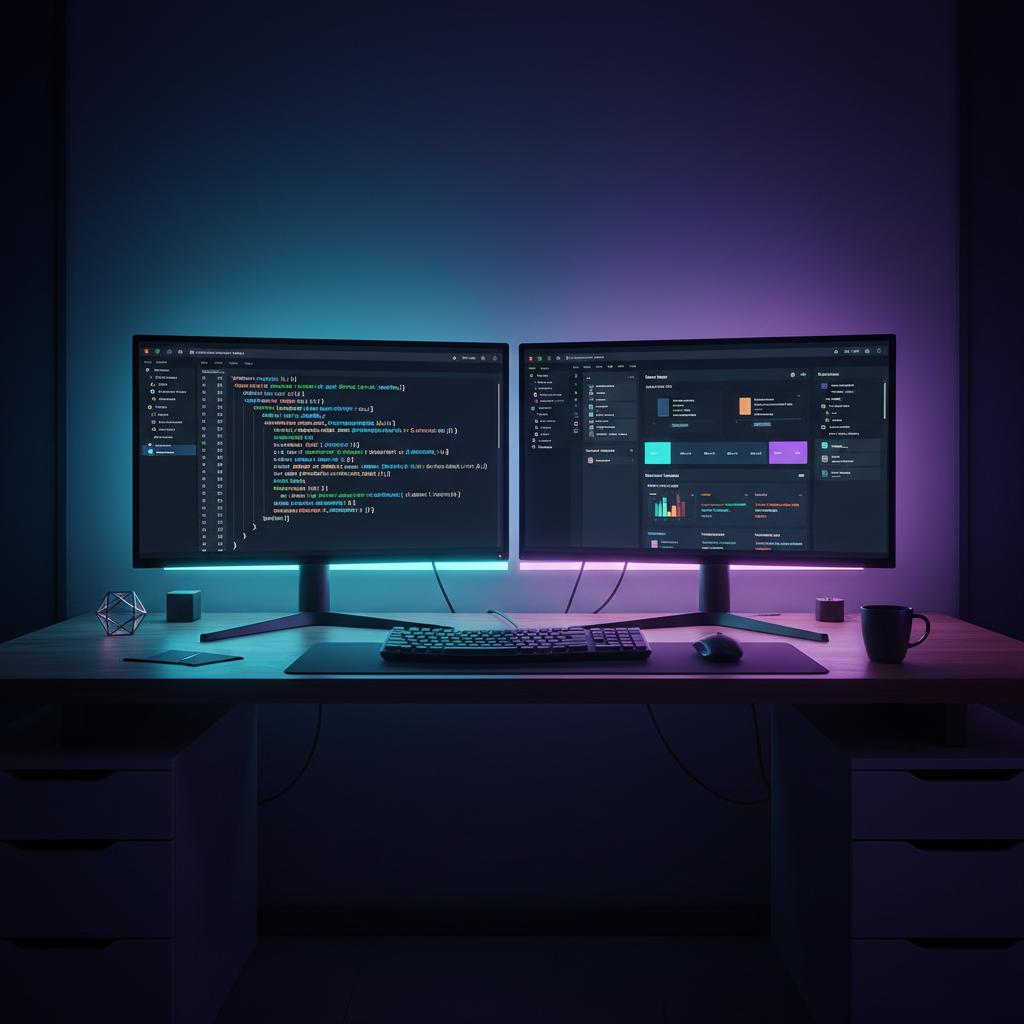 Ilustração técnica representando tecnologia relacionado a Guia de Programação 2026: Python vs JavaScript na 