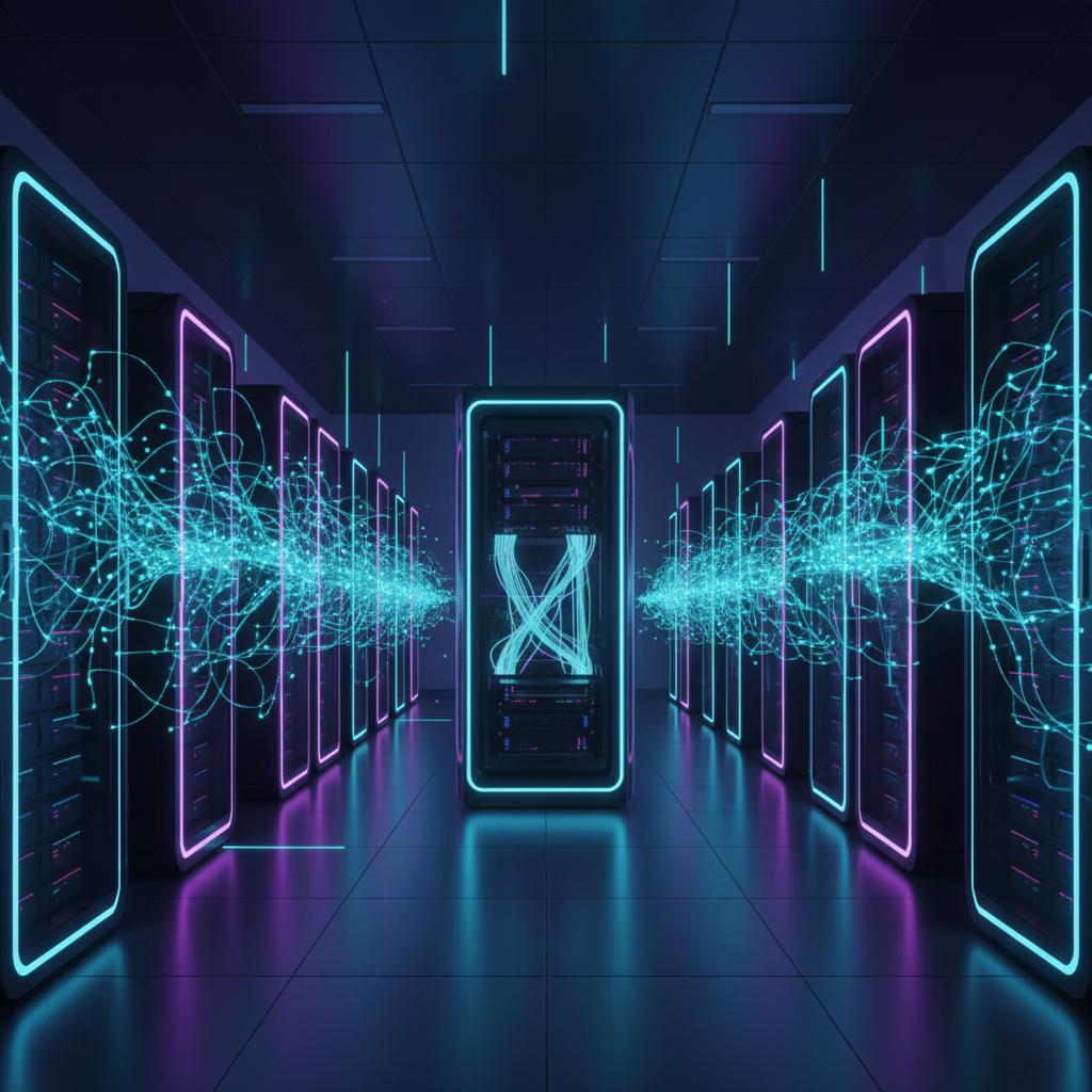Ilustração técnica representando tecnologia relacionado a Como implementar LLMs em sua infraestrutura com ef incluindo Ope...