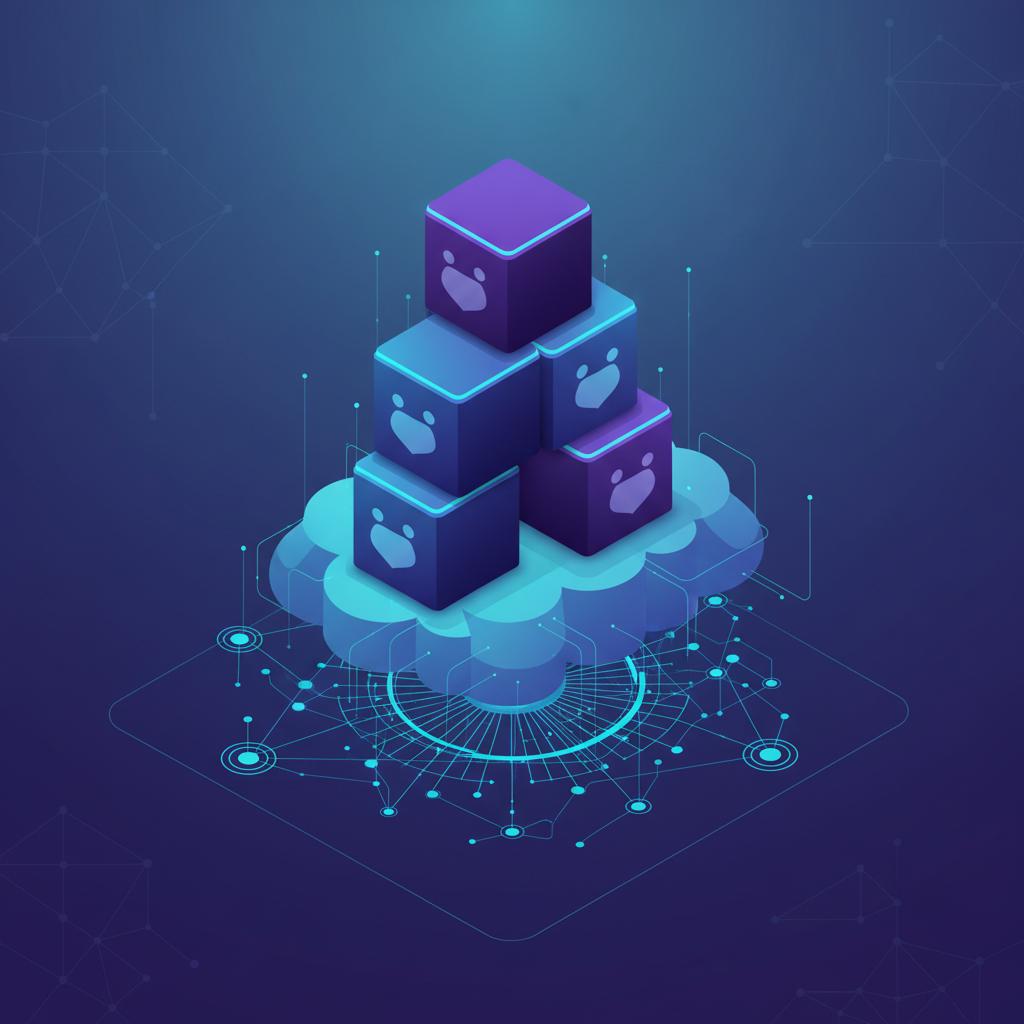 Ilustração técnica representando tecnologia relacionado a Guia Prático de Docker: Do Conceito ao Deploy Efic incluindo DevOps