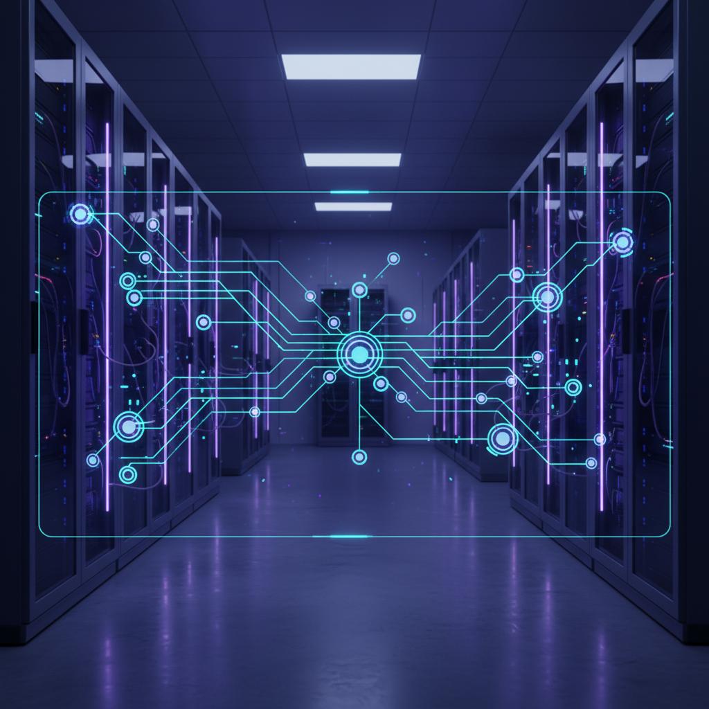 Ilustração técnica representando tecnologia relacionado a N8N: O Guia Definitivo para Automação e Workflow e