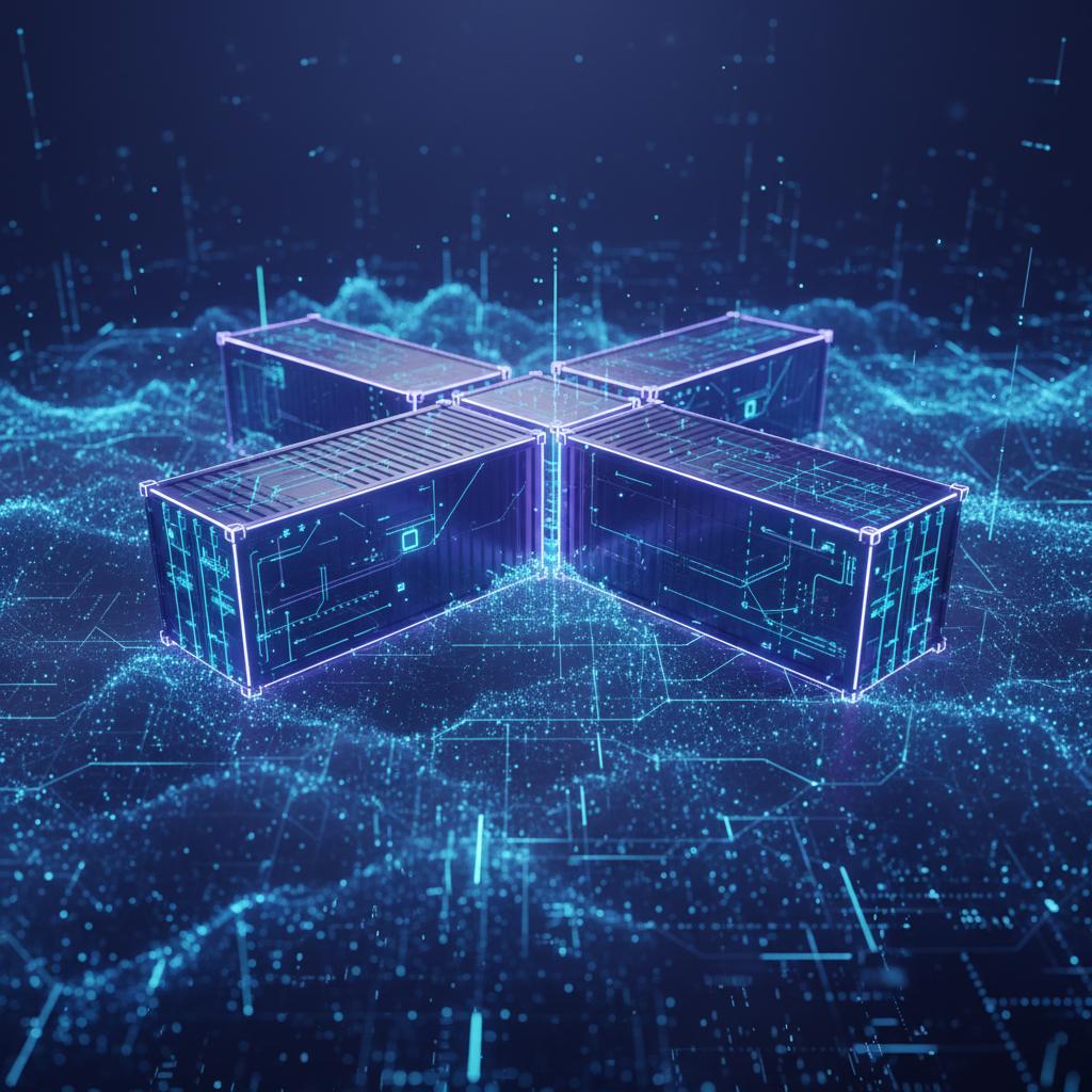 Ilustração técnica representando tecnologia relacionado a Guia Prático Docker: Como Otimizar seus Deploy e C incluindo DevOps