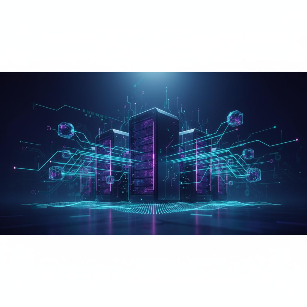 Ilustração técnica representando tecnologia relacionado a N8N: O Guia Definitivo para Automação de Workflows