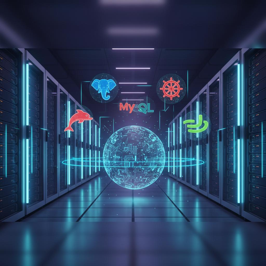 Ilustração técnica representando tecnologia relacionado a Qual Banco de Dados Escolher? Guia Prático de 2026 incluindo Pos...