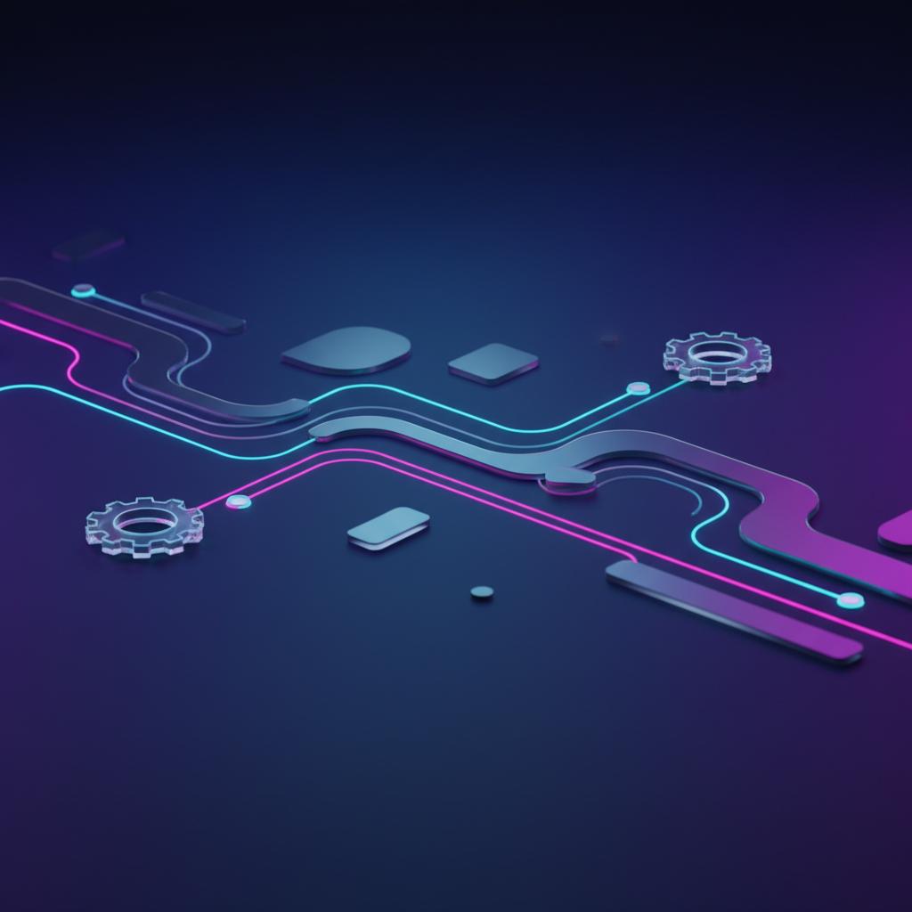 Ilustração técnica representando tecnologia relacionado a N8N: O Guia Definitivo para Automação de Workflows