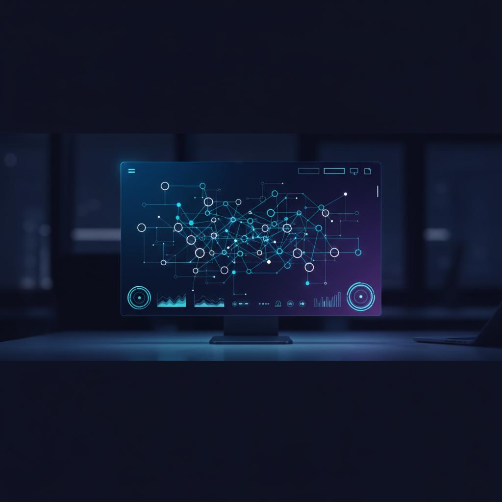 Ilustração técnica representando tecnologia relacionado a N8N: O Guia Definitivo para Automação e Workflow e