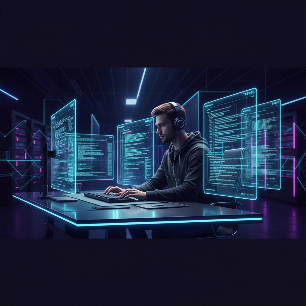 Ilustração técnica representando tecnologia relacionado a Guia Prático de Docker: Do Zero ao Deploy em Produ incluindo Con...