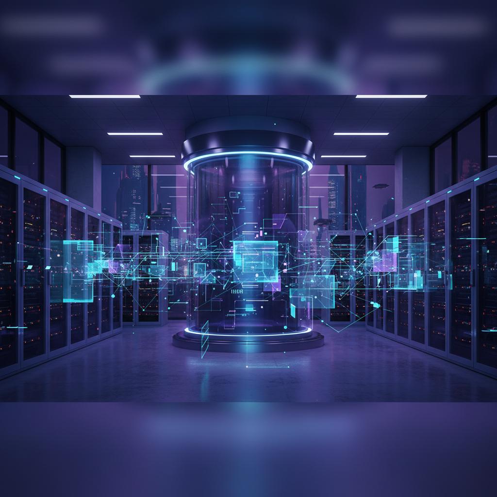 Ilustração técnica representando tecnologia relacionado a O que são Vector Databases: Guia Completo para RAG