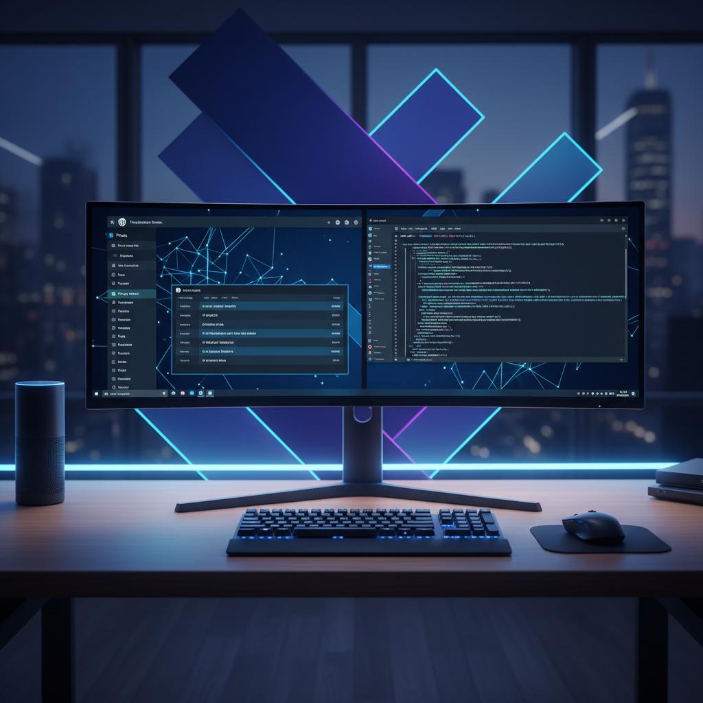 Ilustração técnica representando tecnologia relacionado a WordPress: O Guia Definitivo de Performance e Segu incluindo VPS
