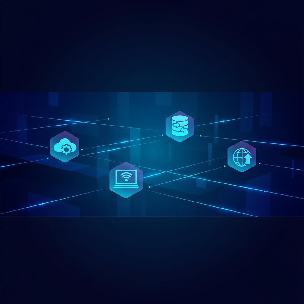 Ilustração técnica representando tecnologia relacionado a N8N: O Guia Definitivo para Automação de Workflows