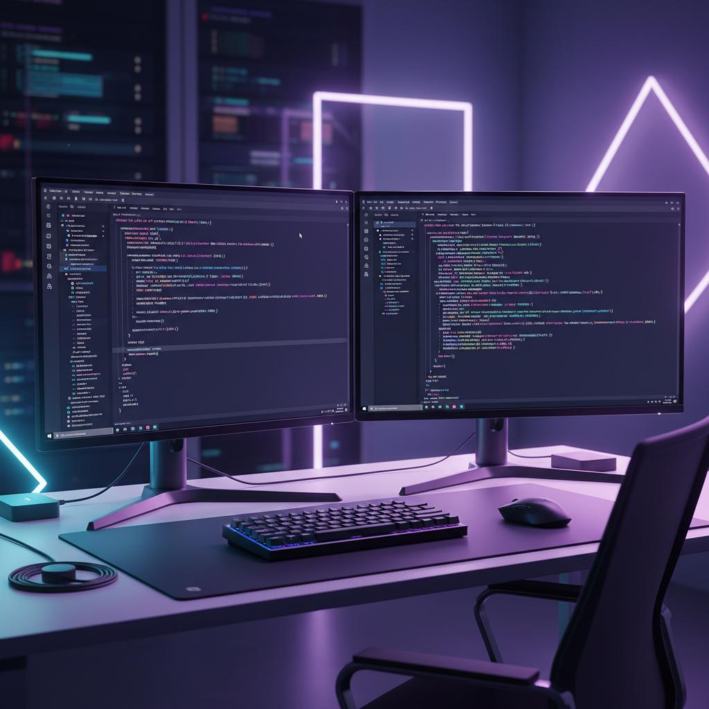 Ilustração técnica representando tecnologia relacionado a Guia de Programação: Como Dominar Python e JavaScr