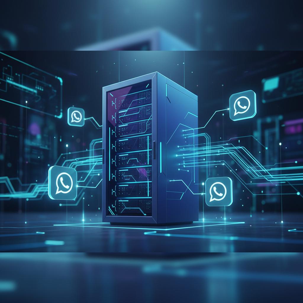 Ilustração técnica representando tecnologia relacionado a Evolution API: O Guia Completo para Automação no W incluindo Wha...