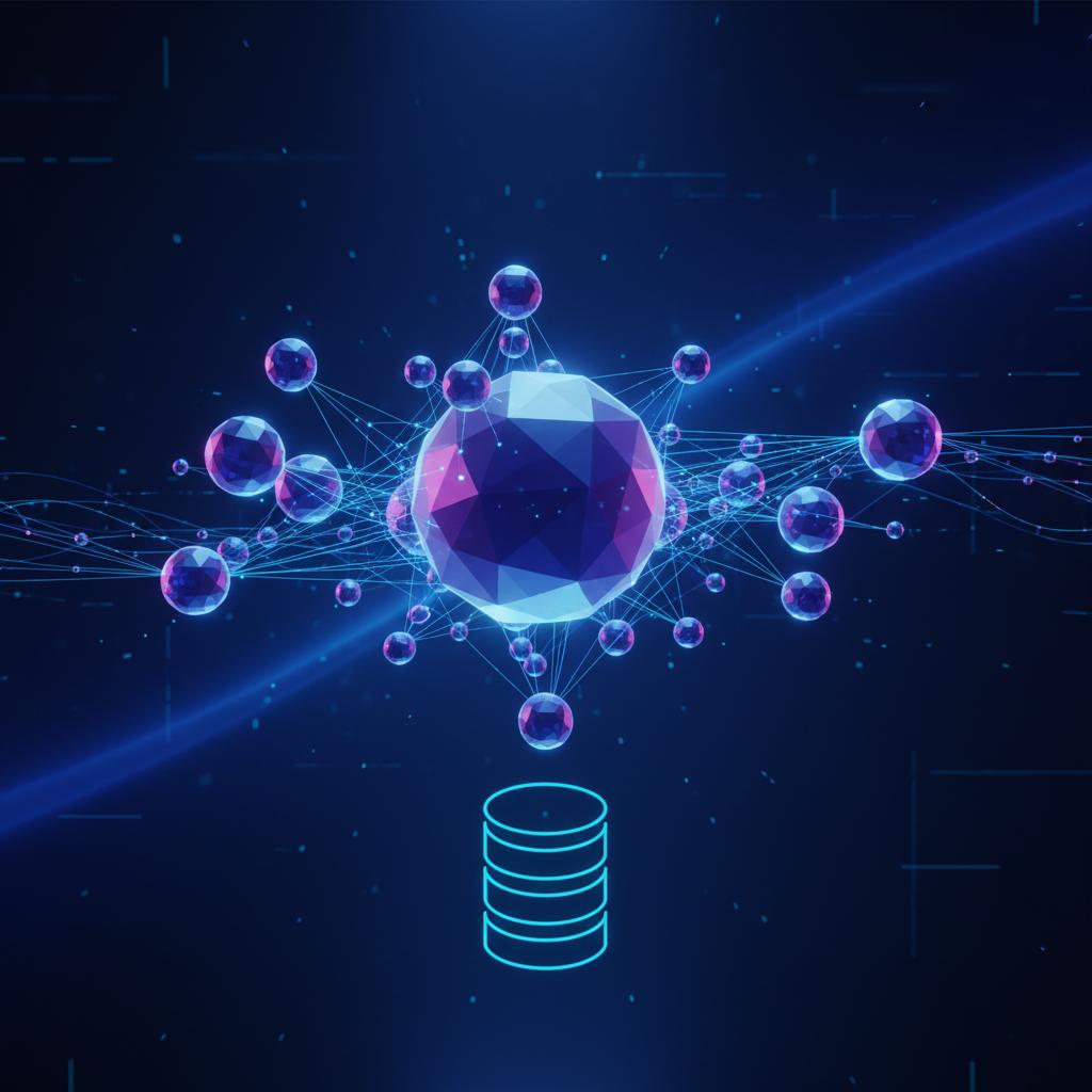 Ilustração técnica representando tecnologia relacionado a O que são Vector Databases? Guia Completo para IA 