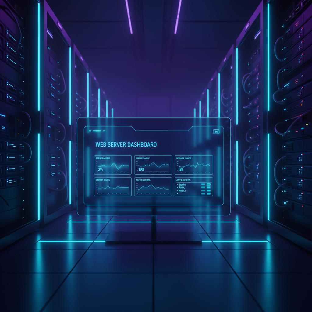 Ilustração técnica representando tecnologia relacionado a WordPress: O Guia Definitivo de Performance e Segu incluindo VPS