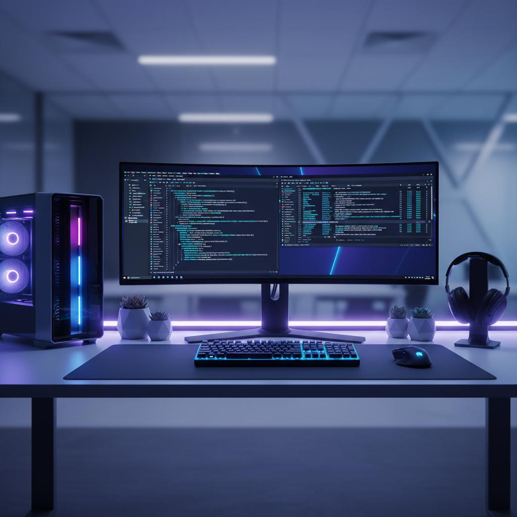 Ilustração técnica representando tecnologia relacionado a Guia de Programação: Como Dominar Python e JavaScr