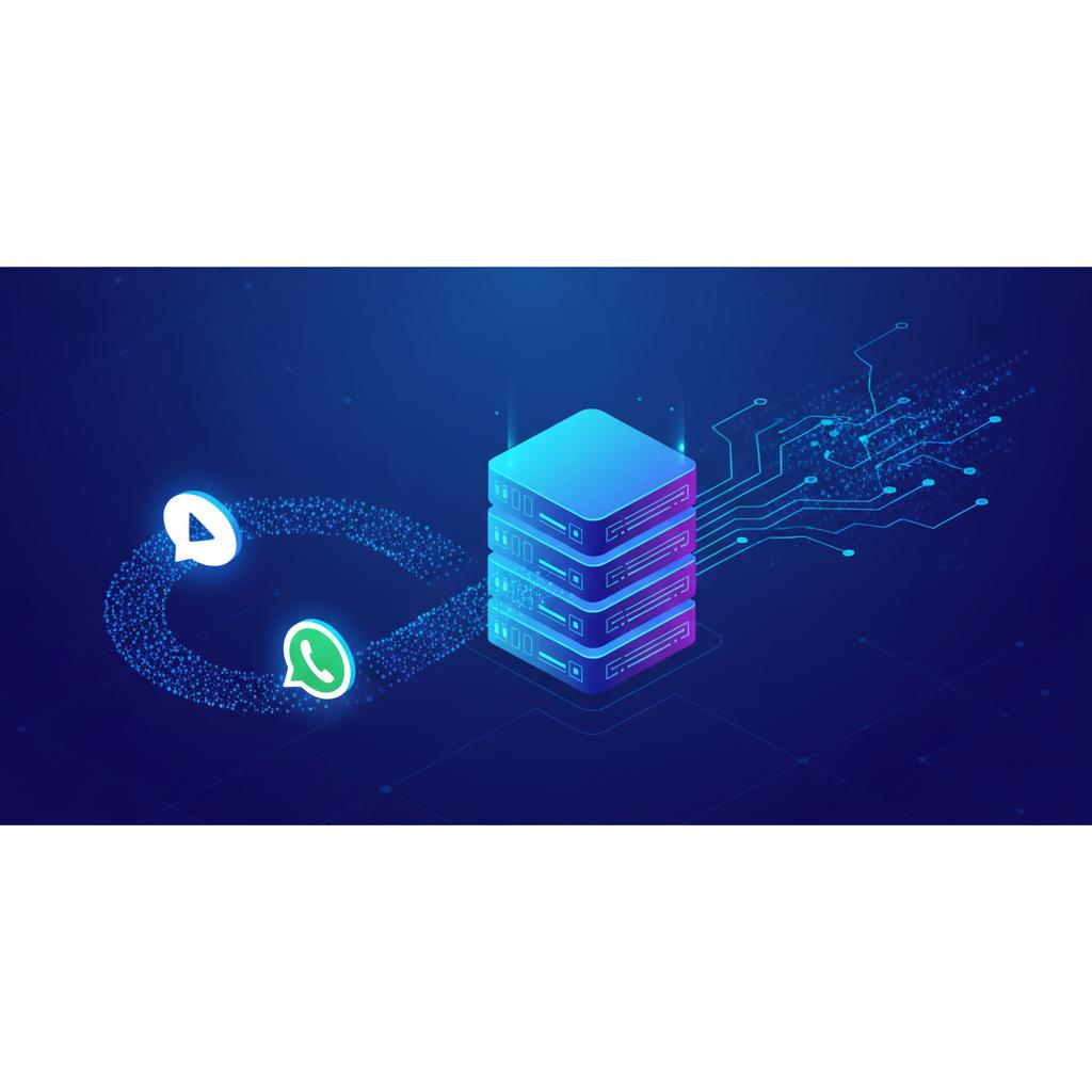 Ilustração técnica representando tecnologia relacionado a Evolution API: Guia Completo para WhatsApp Automat