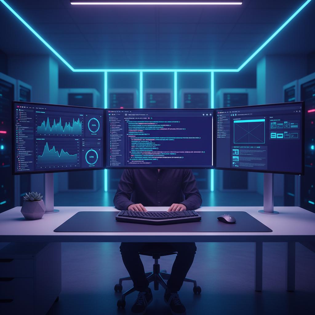 Ilustração técnica representando tecnologia relacionado a WordPress: Como criar um site profissional de alta incluindo CMS