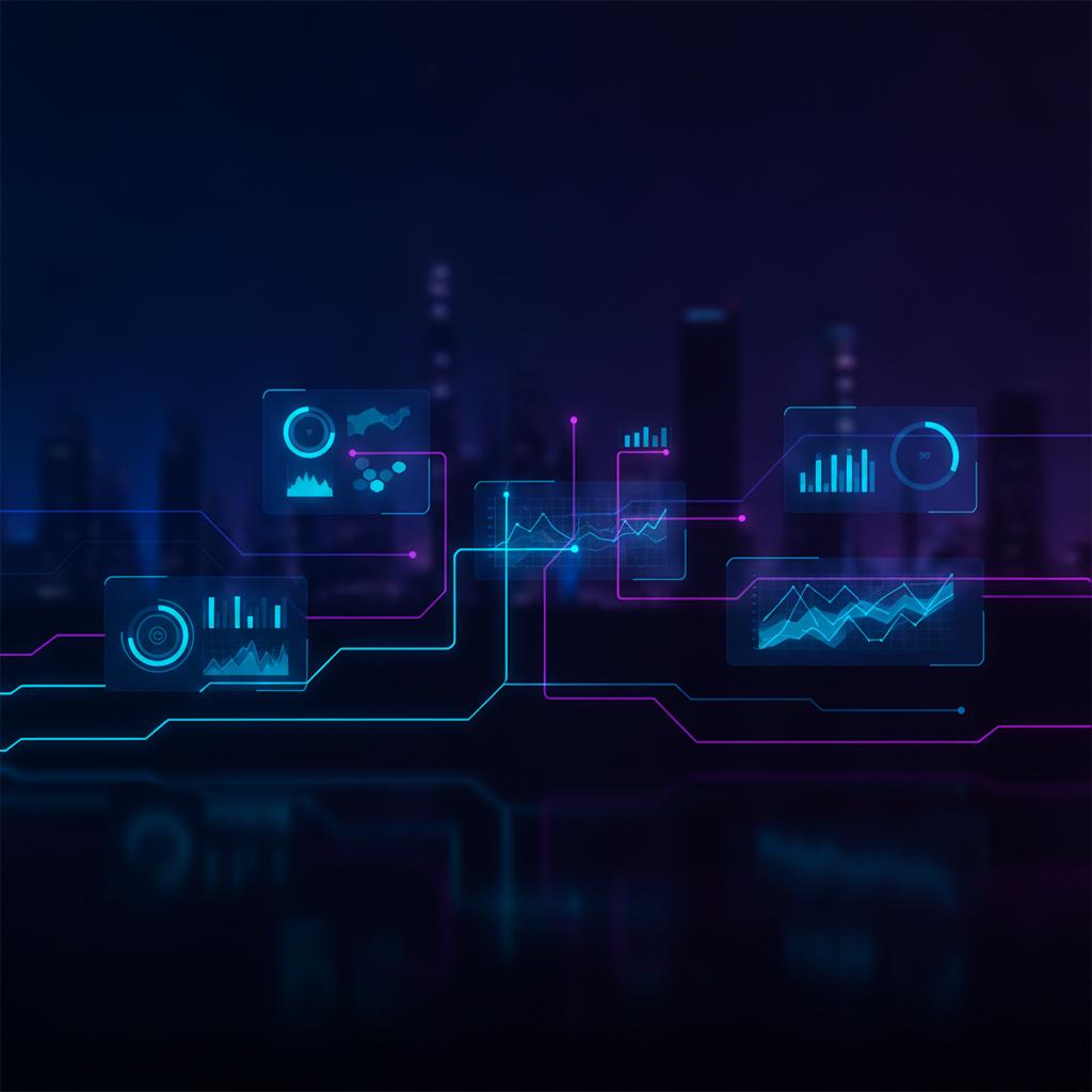 Ilustração técnica representando tecnologia relacionado a N8N: O Guia Definitivo para Automação e Workflows 