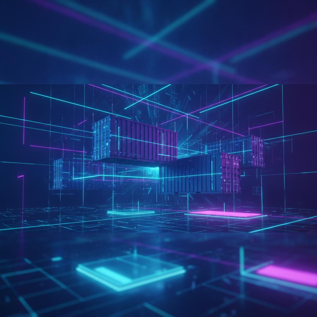 Ilustração técnica representando tecnologia relacionado a Docker Guia Completo: O Que São Containers e Como 