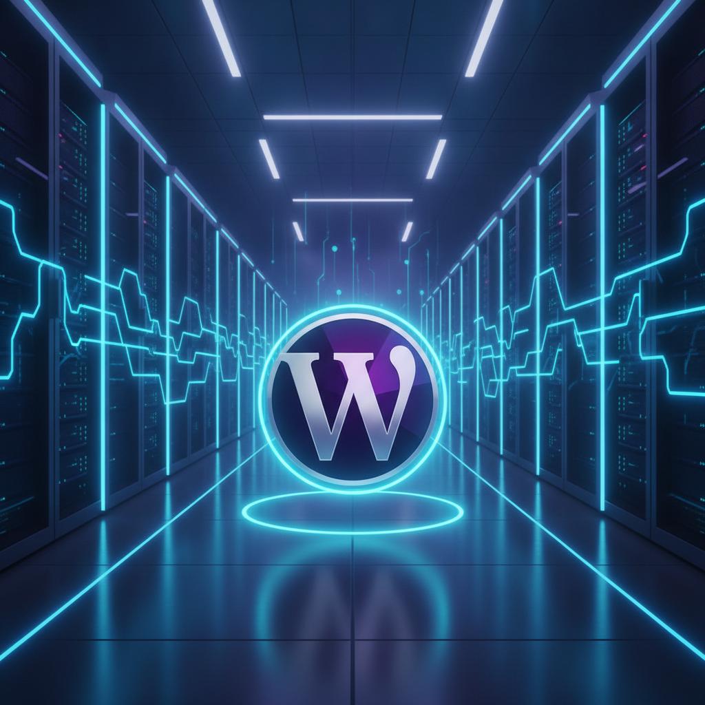 Ilustração técnica representando tecnologia relacionado a WordPress: O Guia Definitivo de Performance e Segu incluindo CMS