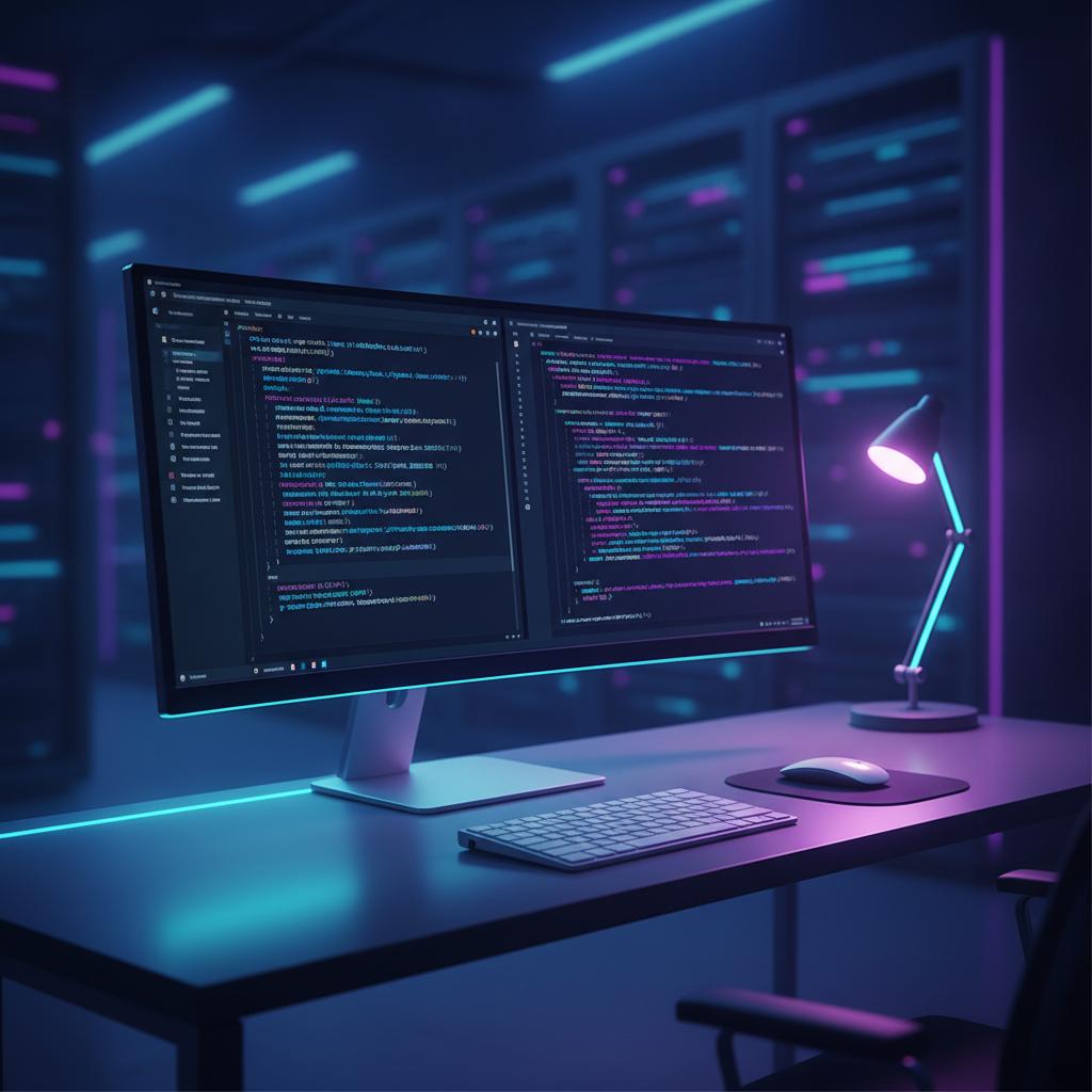 Ilustração técnica representando tecnologia relacionado a Guia de Programação 2026: Python vs JavaScript par