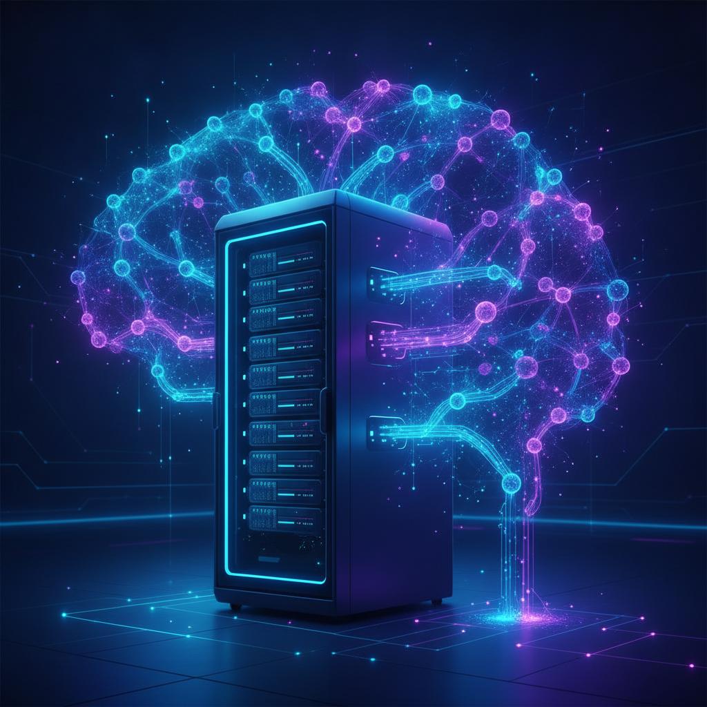 Ilustração técnica representando tecnologia relacionado a LLM: Como Implementar Inteligência Artificial com  incluindo OpenAI