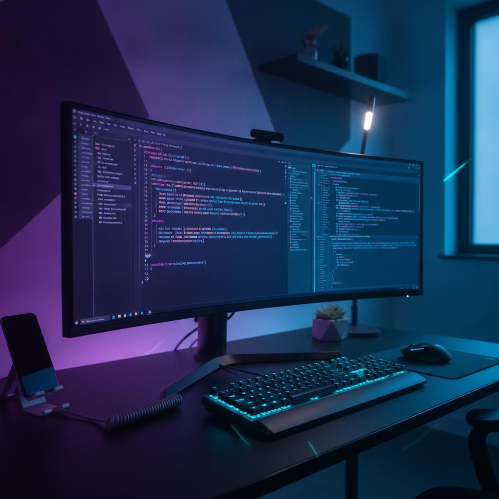 Ilustração técnica representando tecnologia relacionado a Guia Prático de Programação: Como Dominar Python e