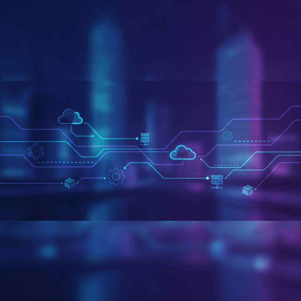 Ilustração técnica representando tecnologia relacionado a N8N: O Guia Definitivo para Automação de Workflows