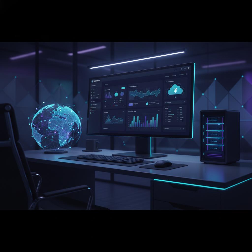 Ilustração técnica representando tecnologia relacionado a WordPress: O Guia Definitivo de Performance e Segu incluindo vps