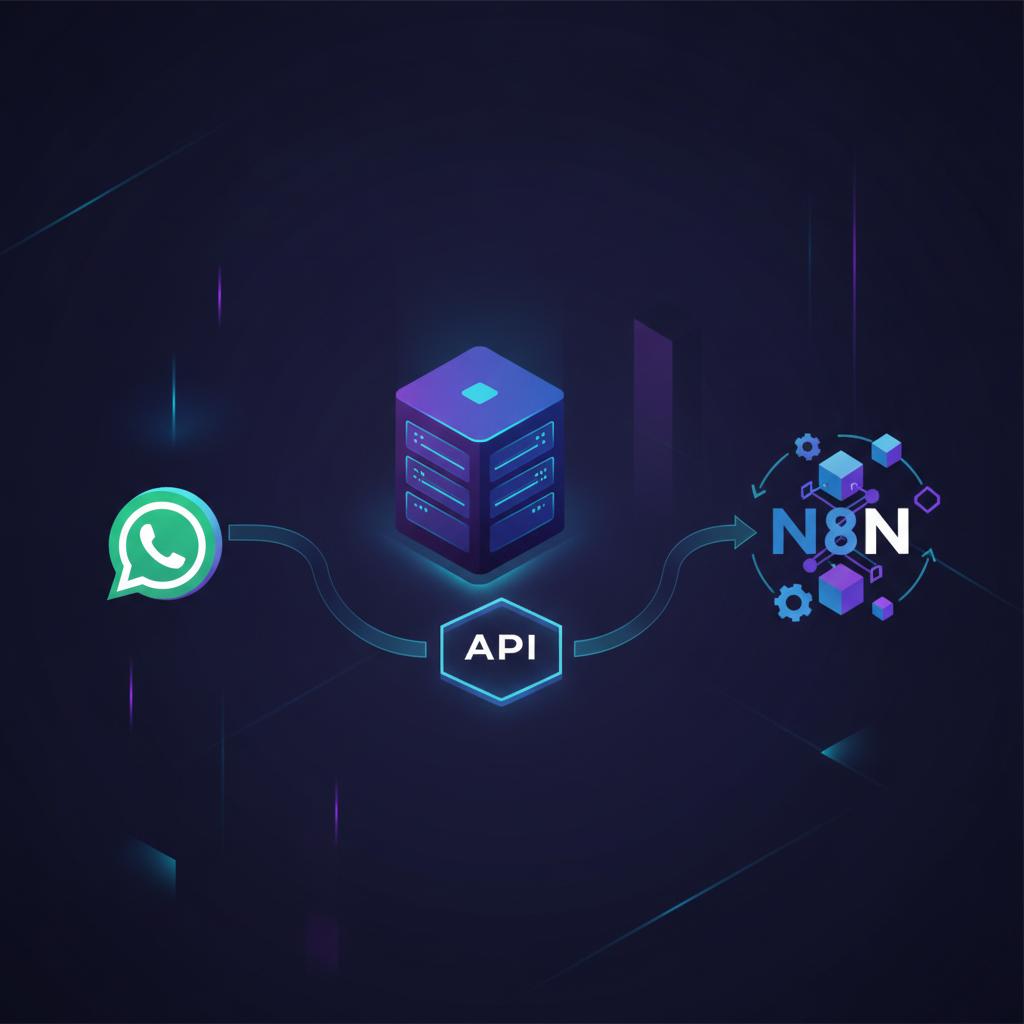 Ilustração técnica representando tecnologia relacionado a Guia Definitivo Evolution API: WhatsApp e Chatbot  incluindo Wha...